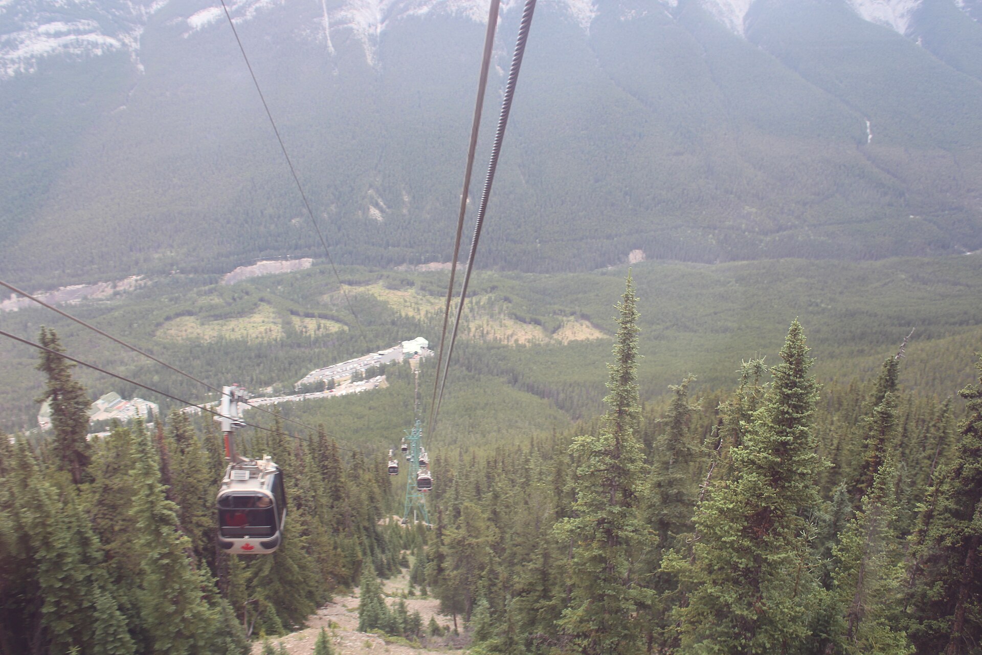 Banff Gondola Gipfelaussicht