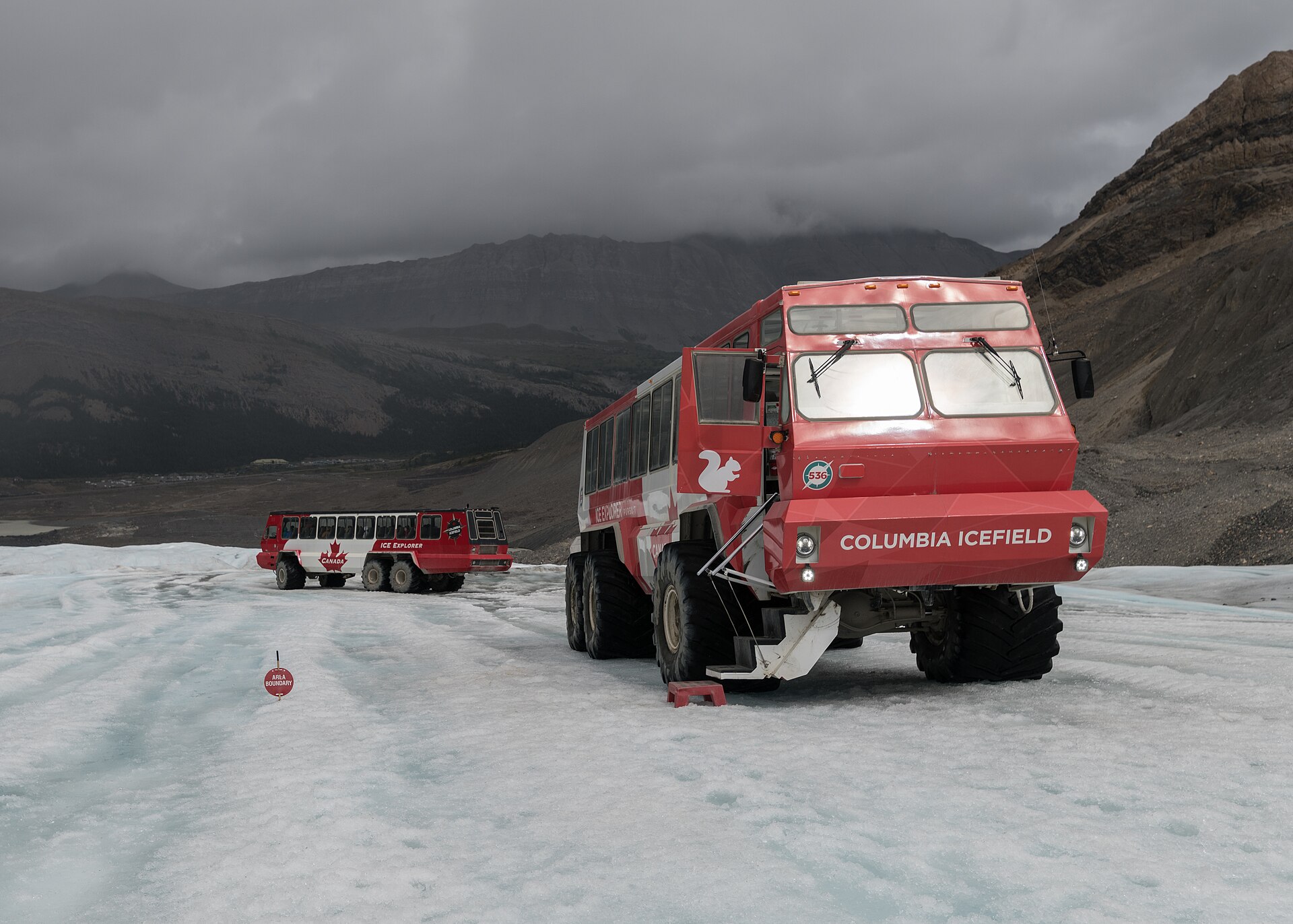 Athabasca Glacier am Columbia Icefield